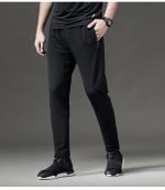 Men's High-Quality Mesh Fitness Sports Pants – Elastic Breathable Running and Training Trousers - Image 2