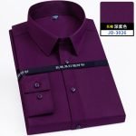 Men's Non-Ironing Bamboo Fiber Shirts – Soft Cozy Slim Fit Long & Short Sleeve Options - Image 20