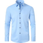 Top Quality Non-Iron Men's Slim Fit Dress Shirt – Long Sleeve Smart Casual Business Blouse