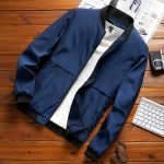 Men's Casual Bomber Jacket | High-Quality Solid Fashion Windbreaker - Image 8