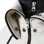 Men's Zipper Fleece Jacket | Autumn Winter Casual Bomber with Scarf Collar - Image 6
