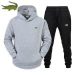 CARTELO Men's Fashion Suit – Autumn/Winter Fleece Hoodie and Pants 2-Piece Sports Set - Image 18