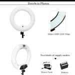 Yidoblo FD-480II LED Ring Light: 18-Inch Video Studio Light with Adjustable Color Temperature - Image 4