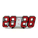 Quality 3D LED Wall Clock | Modern Digital Alarm Clock & Nightlight for Home - Image 14