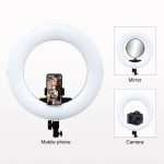 Yidoblo FD-480II LED Ring Light: 18-Inch Video Studio Light with Adjustable Color Temperature - Image 2