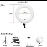 Yidoblo FD-480II LED Ring Light: 18-Inch Video Studio Light with Adjustable Color Temperature - Image 6