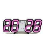 Quality 3D LED Wall Clock | Modern Digital Alarm Clock & Nightlight for Home - Image 9