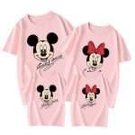Family Matching Clothes: Mother-Kids Cartoon Mickey Printed T-Shirts & Plus Size Sets - Image 5