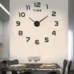 Simple Modern Design Digital DIY Clock | Silent Wall Clock for Home Decor - Image 25