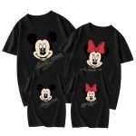 Family Matching Clothes: Mother-Kids Cartoon Mickey Printed T-Shirts & Plus Size Sets - Image 2
