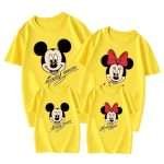 Family Matching Clothes: Mother-Kids Cartoon Mickey Printed T-Shirts & Plus Size Sets - Image 10