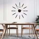 Simple Modern Design Digital DIY Clock | Silent Wall Clock for Home Decor - Image 43