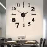 Simple Modern Design Digital DIY Clock | Silent Wall Clock for Home Decor - Image 32