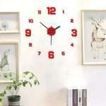 Simple Modern Design Digital DIY Clock | Silent Wall Clock for Home Decor - Image 46