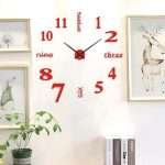 Simple Modern Design Digital DIY Clock | Silent Wall Clock for Home Decor - Image 18
