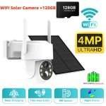 4MP WiFi Solar Camera with PIR Human Detection | Outdoor Wireless PTZ Surveillance - Image 5