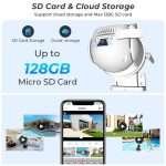 8MP 4K WIFI IP Camera - Dual Lens PTZ Outdoor Surveillance Camera with IR Color Night Vision & Waterproof Security Protection - Image 4