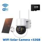 4MP WiFi Solar Camera with PIR Human Detection | Outdoor Wireless PTZ Surveillance - Image 7