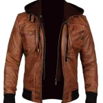 Men's Faux Leather Jacket