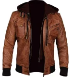 Men's Faux Leather Jacket