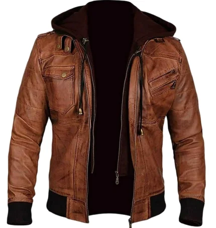 Men's Faux Leather Jacket