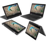 Lenovo Touch Screen Chromebook - 4GB RAM, 32GB Storage, 360° Rotate Folding Laptop for School Students - Image 4