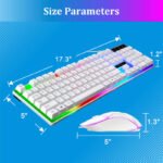Midio RX-8 RGB Backlight Mechanical Keyboard with RGB 7-Colour Mouse G21B – Perfect for Gamers - Image 2