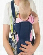 Baby Carrier - Blue | Lightweight, Hands-Free, Soft & Durable Baby Carrier with Shoulder Straps