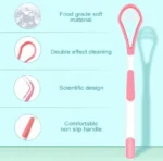 Silicone Tongue Cleaner: The Ultimate Plastic Tongue Scraper for Effective Oral Hygiene - Image 4