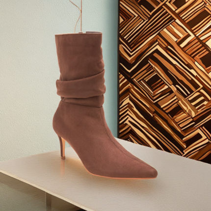 Stylish Women's Quilted Boots with Comfort Foam Insole & Anti-Slip TPR Outsole