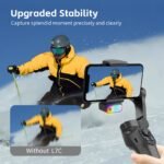 AI Smart 3-Axis Phone Gimbal Tripod – RGB Light & Face Tracking - Image 4