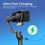 AI Smart 3-Axis Phone Gimbal Tripod – RGB Light & Face Tracking - Image 2