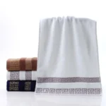 Pure Cotton Embroidered Face Towel – Quick-Dry & Soft - Image 19