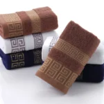 Pure Cotton Embroidered Face Towel – Quick-Dry & Soft - Image 15