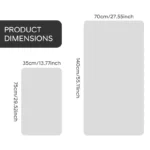 2-Pack Cotton Large Bath Towels – Absorbent 70x140cm - Image 19