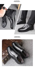 Men's Italian Leather Dress Shoes – Formal Business Luxury - Image 15