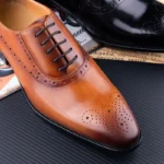 Luxury Handmade Leather Oxford Shoes for Men – Formal, Business & Wedding Wear - Image 5