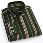Men's Oxford Pattern Shirt - S-11XL Slim Fit Long Sleeve - Image 4