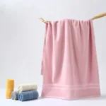 2-Pack Cotton Large Bath Towels – Absorbent 70x140cm - Image 6