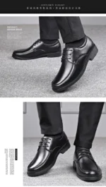 Men's Italian Leather Dress Shoes – Formal Business Luxury - Image 12