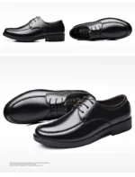 Men's Italian Leather Dress Shoes – Formal Business Luxury - Image 16