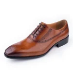 Luxury Handmade Leather Oxford Shoes for Men – Formal, Business & Wedding Wear - Image 7
