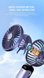 Portable Handheld Fan – Quiet, Wind & Aromatherapy - Image 16
