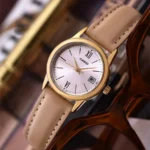 Casio LTP-V002GL-7B3 Women Leather Band Watch