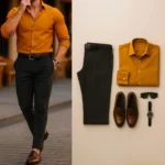Modern Man's Ultimate Style Bundle: Premium Shirt, Pants & Shoes (Free Watch & Sunglasses) - Image 2