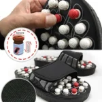 Unisex Acupressure Massage Slippers with Rotating Stones | Reflexology Foot Pain Relief Sandals - Image 6