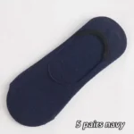 5 Pairs navy