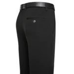 Men's Elastic Dress Pants | Business Straight Trousers - Image 4