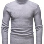 Men's Knitted Turtleneck Pullover | Old Money Style & Warm High Stretch - Image 11
