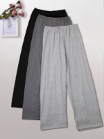 3-Piece Pack Straight-Leg Modal Blend Yoga/Pajama Bottoms - Image 2